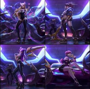 PBE: Ahri, Akali, Kai'sa, Evelyn thần tượng âm nhạc