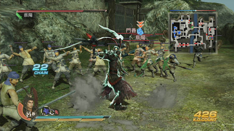 cách chơi 2 người trong dynasty warriors 8