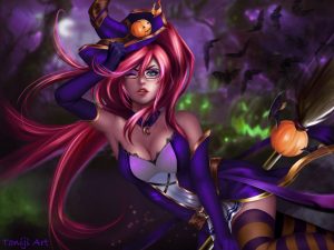 PBE: Trang phục Halloween của Janna (FanArt)