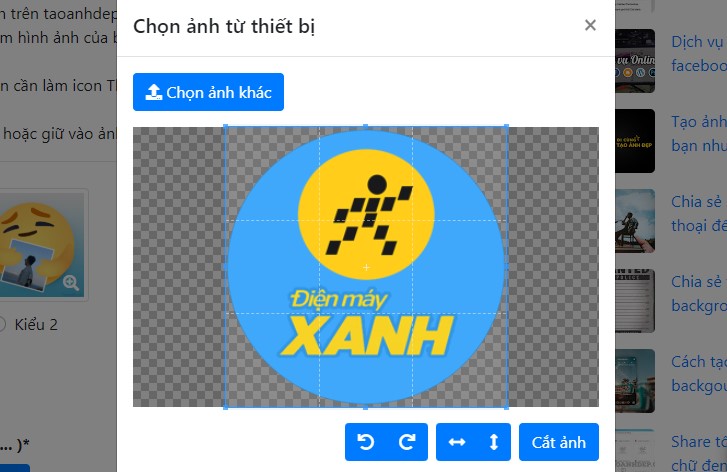 Chèn hình ảnh PNG