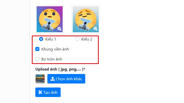     Chọn kiểu cho biểu tượng