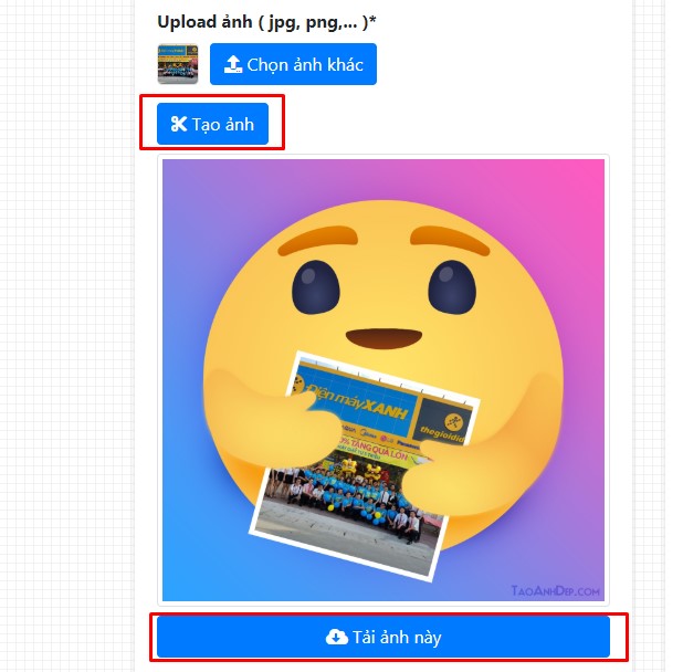 Cuối cùng, chỉ cần nhấp vào Chụp ảnh và Lưu.