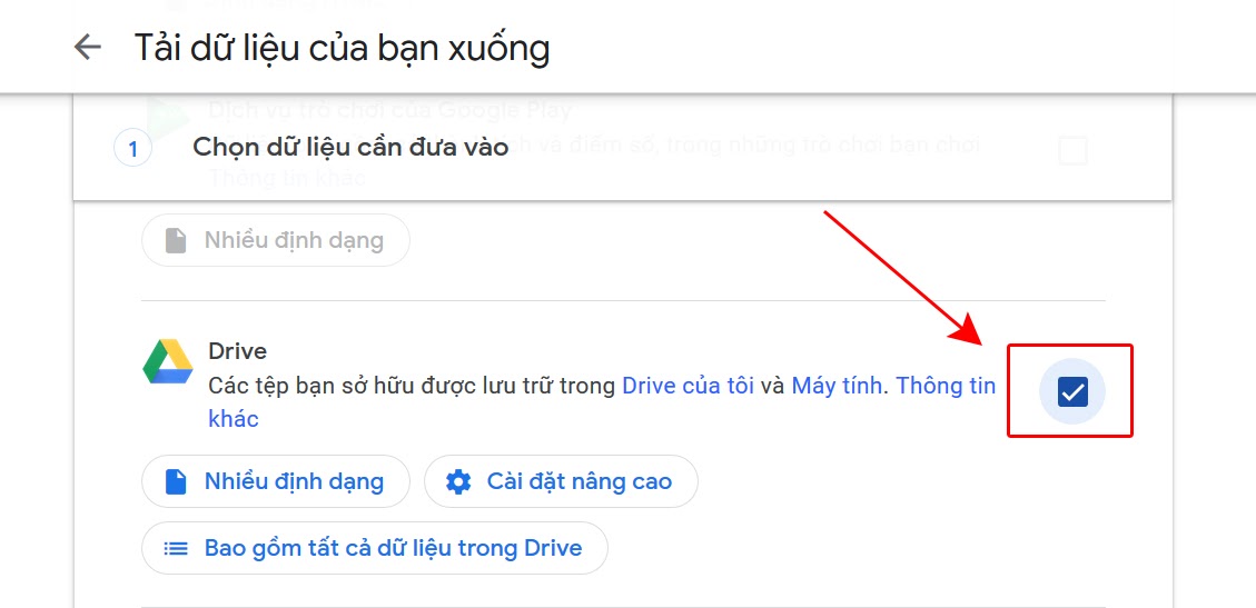 Chọn trình điều khiển tiêu đề