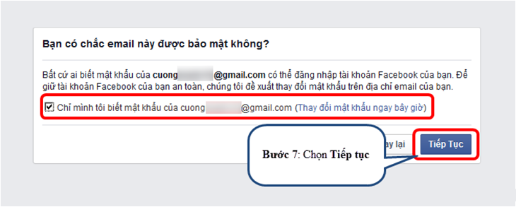 Cách lấy lại tài khoản Facebook bị tấn công sau 30 giây - Bước 7