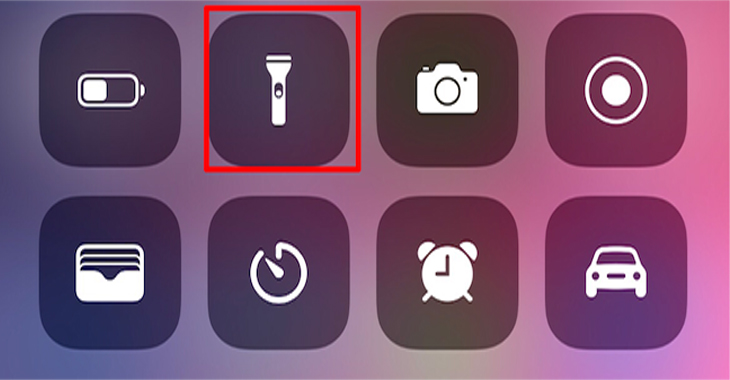 Đèn flash trên iPhone sẽ không bật