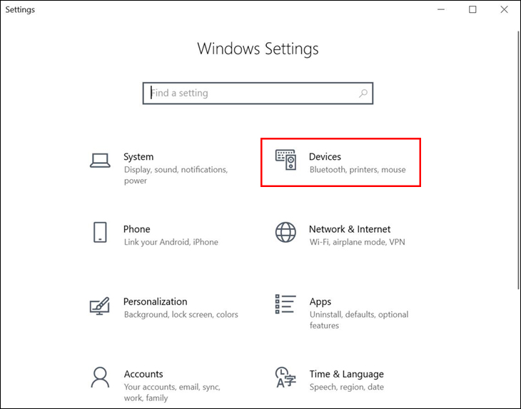 Chạy lại Printer Finder trong Windows 10