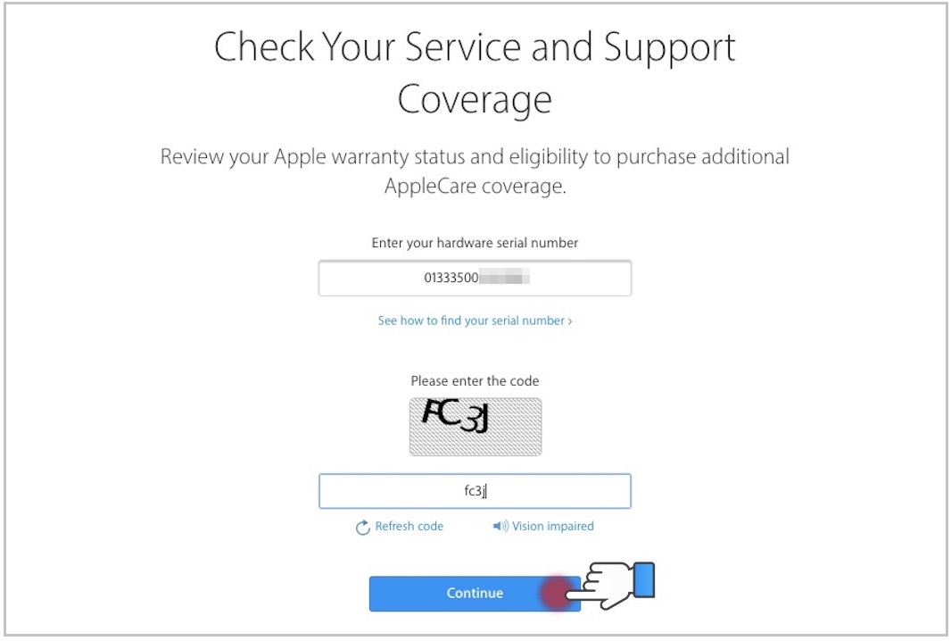Truy cập trang kiểm tra dịch vụ và hỗ trợ của Apple