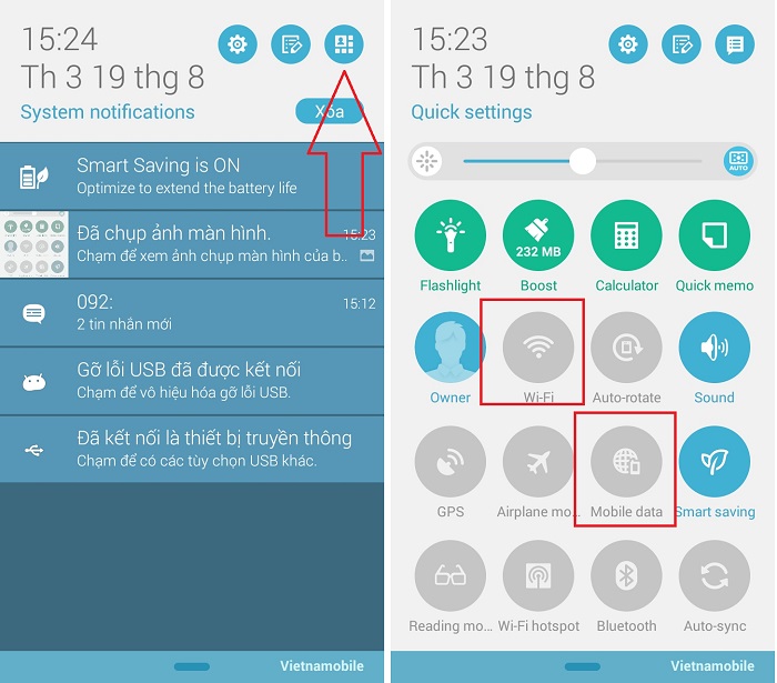 Tắt Wifi và 3G khi không sử dụng