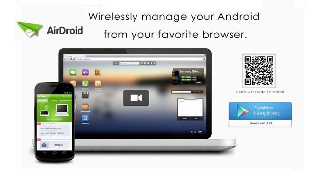 AirDroid Phần 2 - Quản lý thiết bị Android từ máy tính