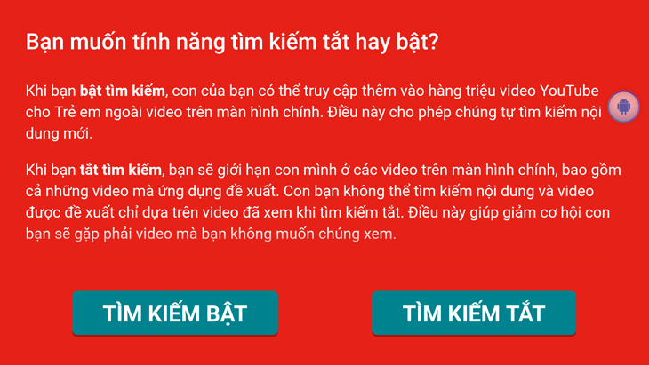 Tùy chọn tìm kiếm