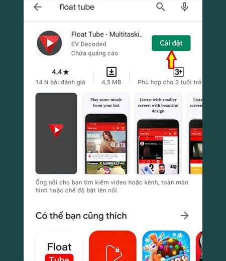 Sử dụng Float Tube - nghe nhạc Youtube khi tắt màn hình cực hay trên điện thoại Android 