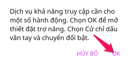 Kích hoạt nút home cảm ứng