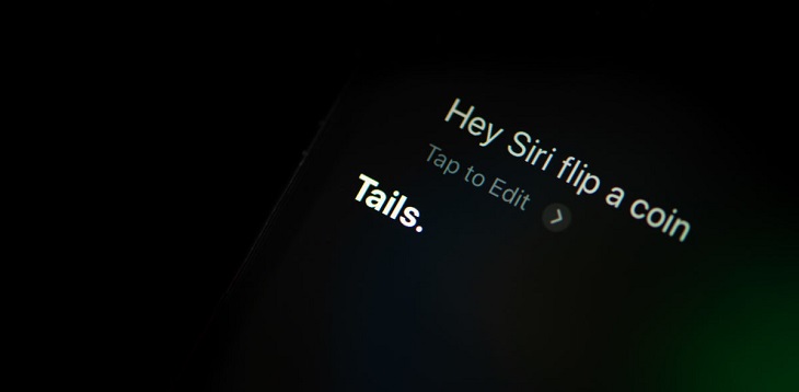 Yêu cầu Siri lật đồng xu