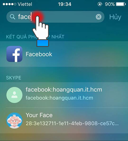 Ứng dụng FaceTime bị ẩn hoàn toàn