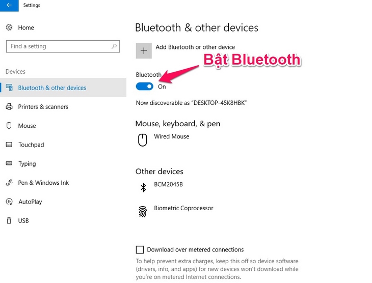 Cách bật và tắt kết nối bluetooth trên laptop