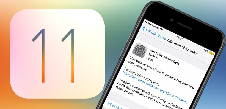 Cách cập nhật iPhone và iPad lên phiên bản iOS 11 Beta 1 mới nhất