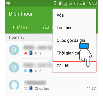 Cách chặn cuộc gọi để tránh bị nhiễu sóng trên smartphone Samsung