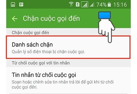Cách chặn cuộc gọi để tránh bị nhiễu sóng trên smartphone Samsung