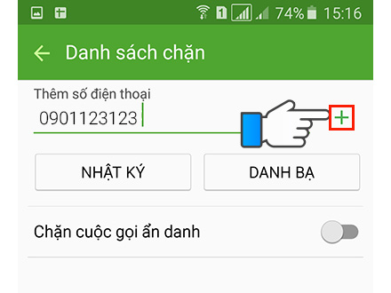 Cách chặn cuộc gọi để tránh bị nhiễu sóng trên smartphone Samsung