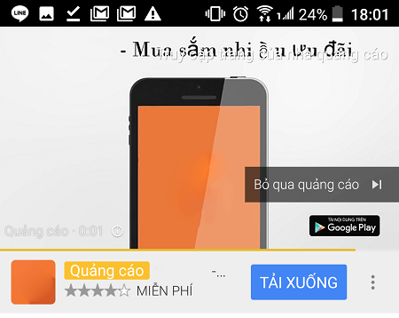 Cách chặn quảng cáo Youtube trên điện thoại thông minh Android