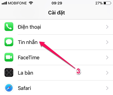 Cách chặn tin nhắn rác trên iOS 11