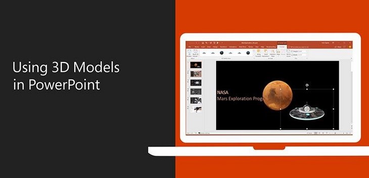 Cách chèn hình ảnh 3D trong Microsoft PowerPoint 365