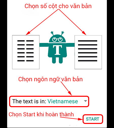 Chọn định dạng văn bản