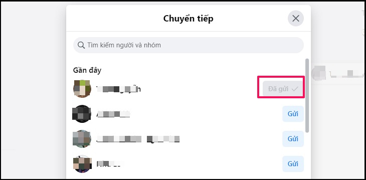 Chọn Chuyển tiếp Tin nhắn