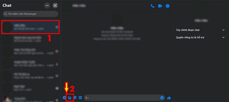 Gửi video qua Messenger trên máy tính