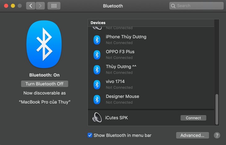 Kết nối-Kết nối-Máy tính xách tay-với-Loa-Bluetooth