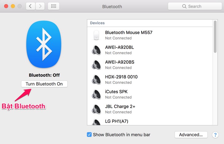 Cách kết nối máy tính xách tay với loa bluetooth