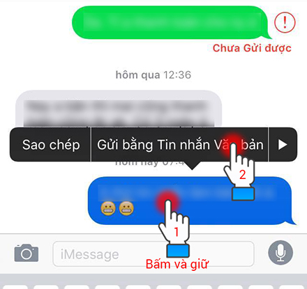 Gửi nhanh qua SMS