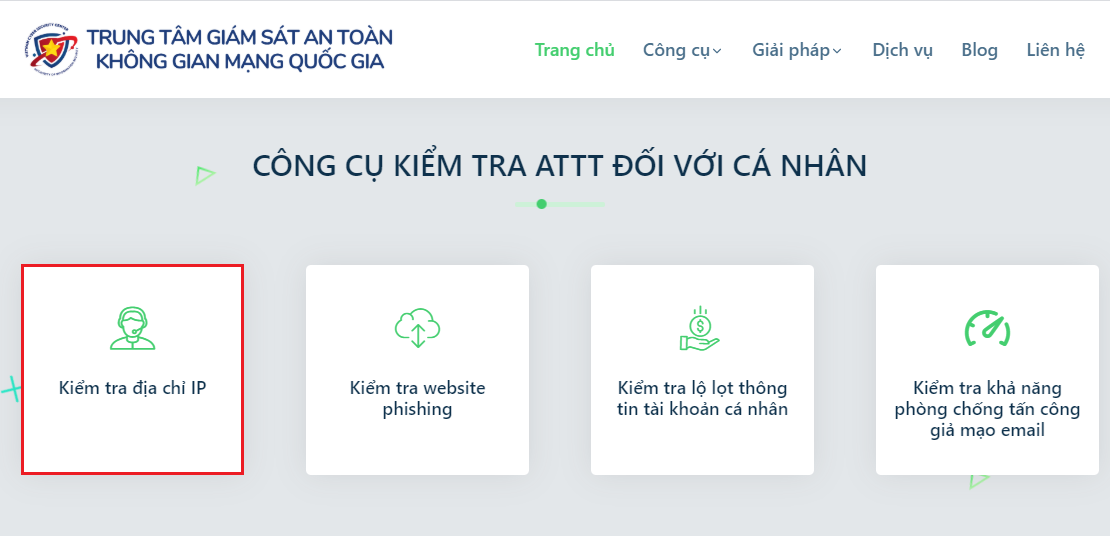 Kiểm tra địa chỉ IP