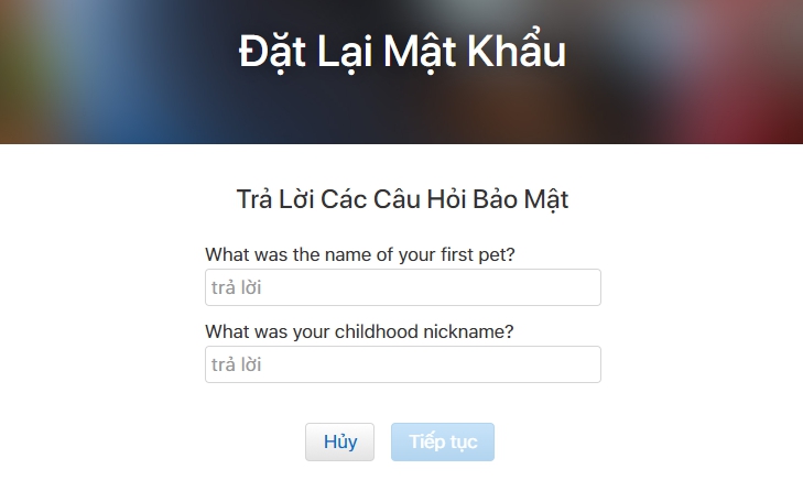 Cách lấy lại mật khẩu Apple ID nếu bị mất