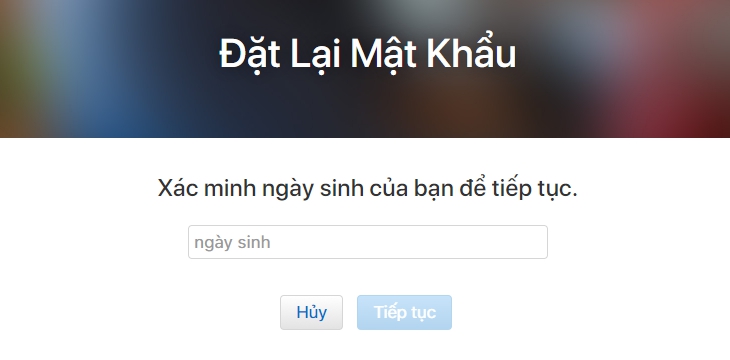 Cách lấy lại mật khẩu Apple ID nếu bị mất