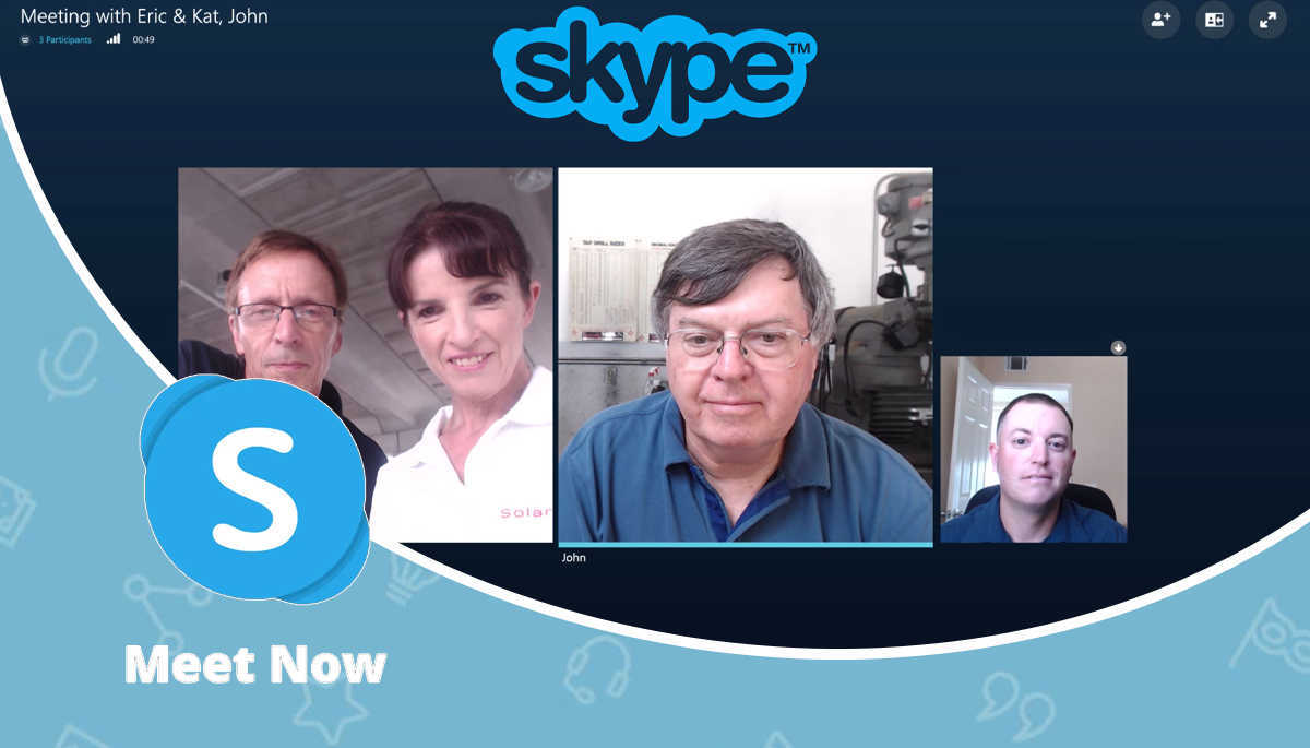 Skypes đang họp