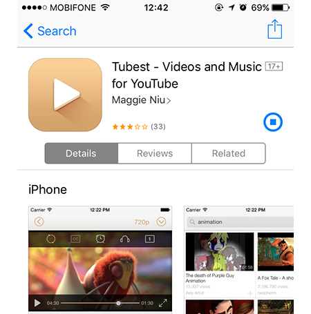 Tải xuống Tubest - Nghe nhạc trên Youtube trên màn hình