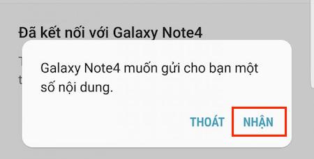 Chuyển dữ liệu từ Android sang Samsung