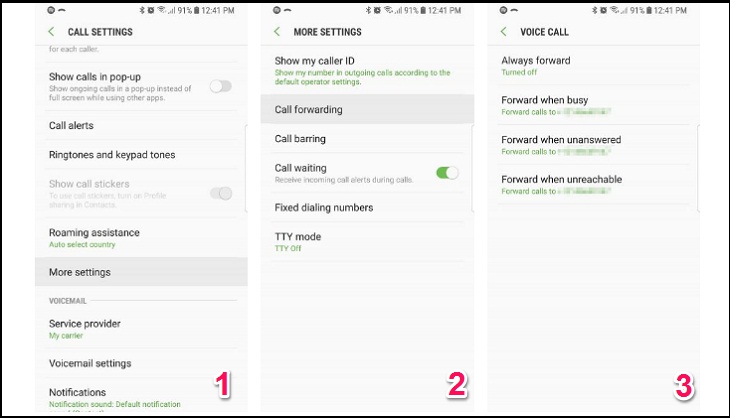 Cách sử dụng chuyển tiếp cuộc gọi trên Android
