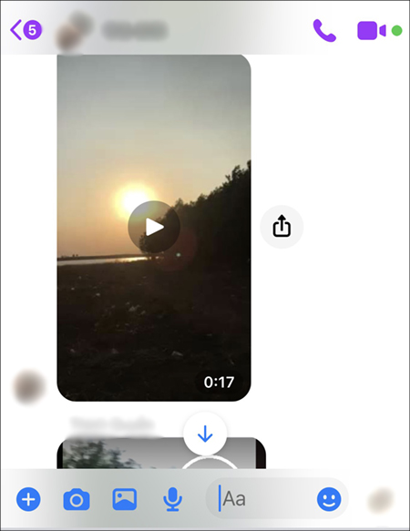 Cách tải video từ Messenger về điện thoại