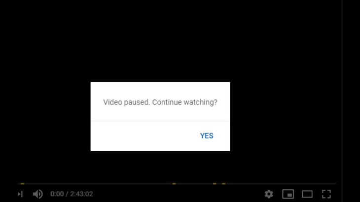 Chức năng tạm dừng trên YouTube