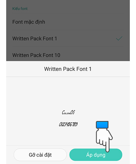 Cách thay đổi font chữ trên điện thoại Oppo