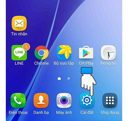 Cách thay đổi phông chữ trên điện thoại Samsung