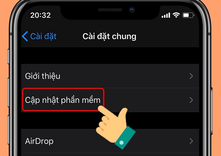 Nâng cấp phần mềm