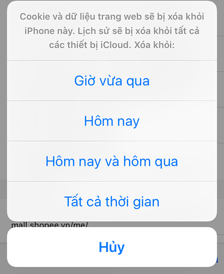 Chọn dòng thời gian