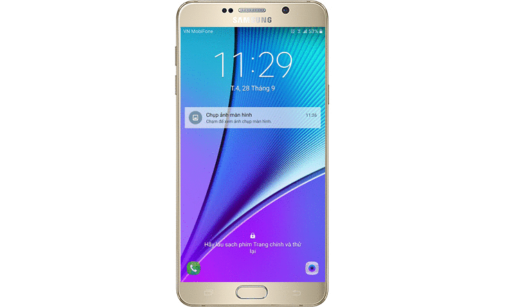 Cảm biến vân tay trên điện thoại Samsung