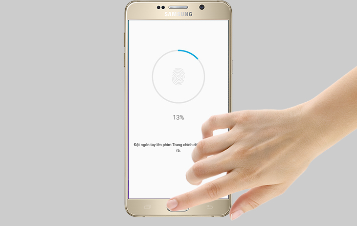 Thiết lập cảm biến vân tay trên điện thoại Samsung
