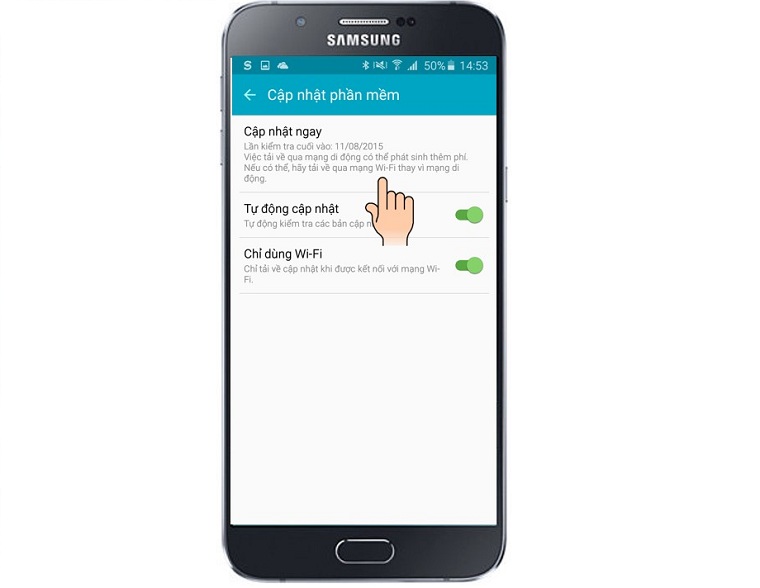 Cập nhật thiết bị Samsung