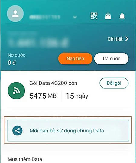 Bí quyết thoát ế bằng cách chia sẻ dung lượng 4G Viettel