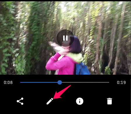 Ổn định video trên điện thoại Android với ứng dụng cài sẵn